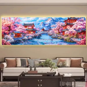 180x75cm Dreamy Wonderland Pre-Printed Cross Stitch Kit DIY Embroidery Set Handicraft New Arrival Floss Needle Crafts